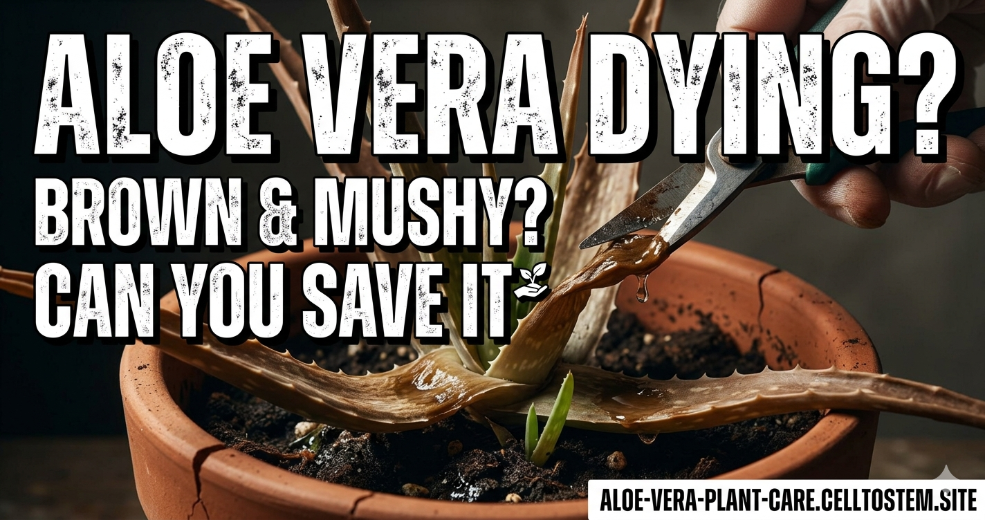 Aloe Vera Plant Turning Brown and Mushy