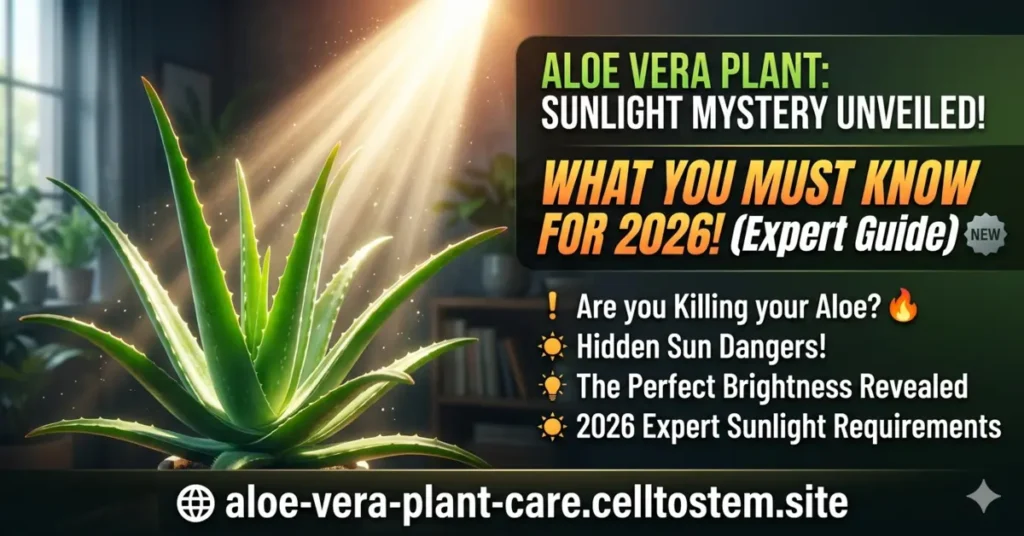 Aloe Vera Plant Sunlight Requirements The 2026 Expert Guide