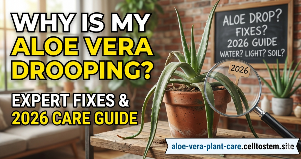 Why Aloe Vera Leaves Droop Expert Fixes & 2026 Care Guide