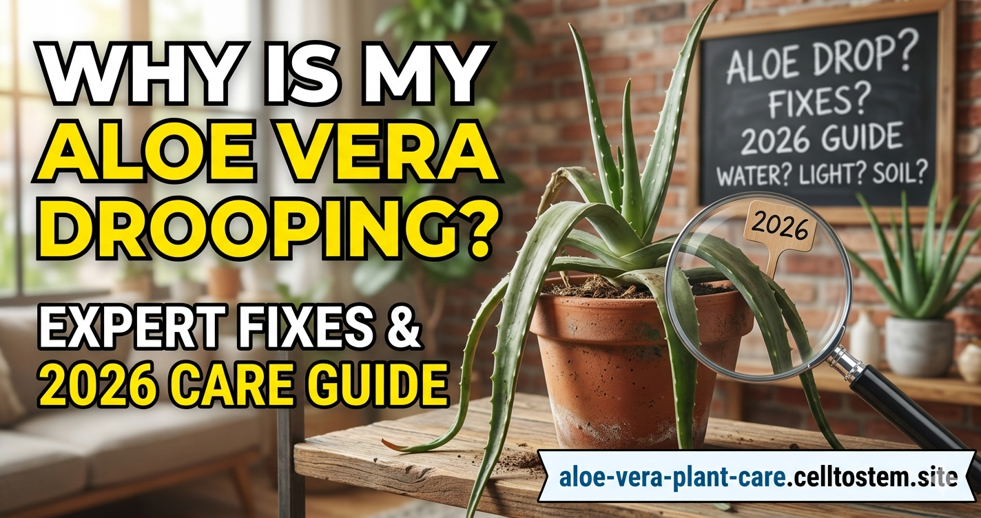 Why Aloe Vera Leaves Droop Expert Fixes & 2026 Care Guide